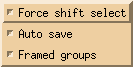 [Force shift select]